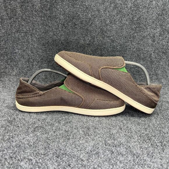OluKai Nohea Mesh Shoes Men\'s Size 12 Brown Convertible‎ Slip On Comfort Loafers main image 11